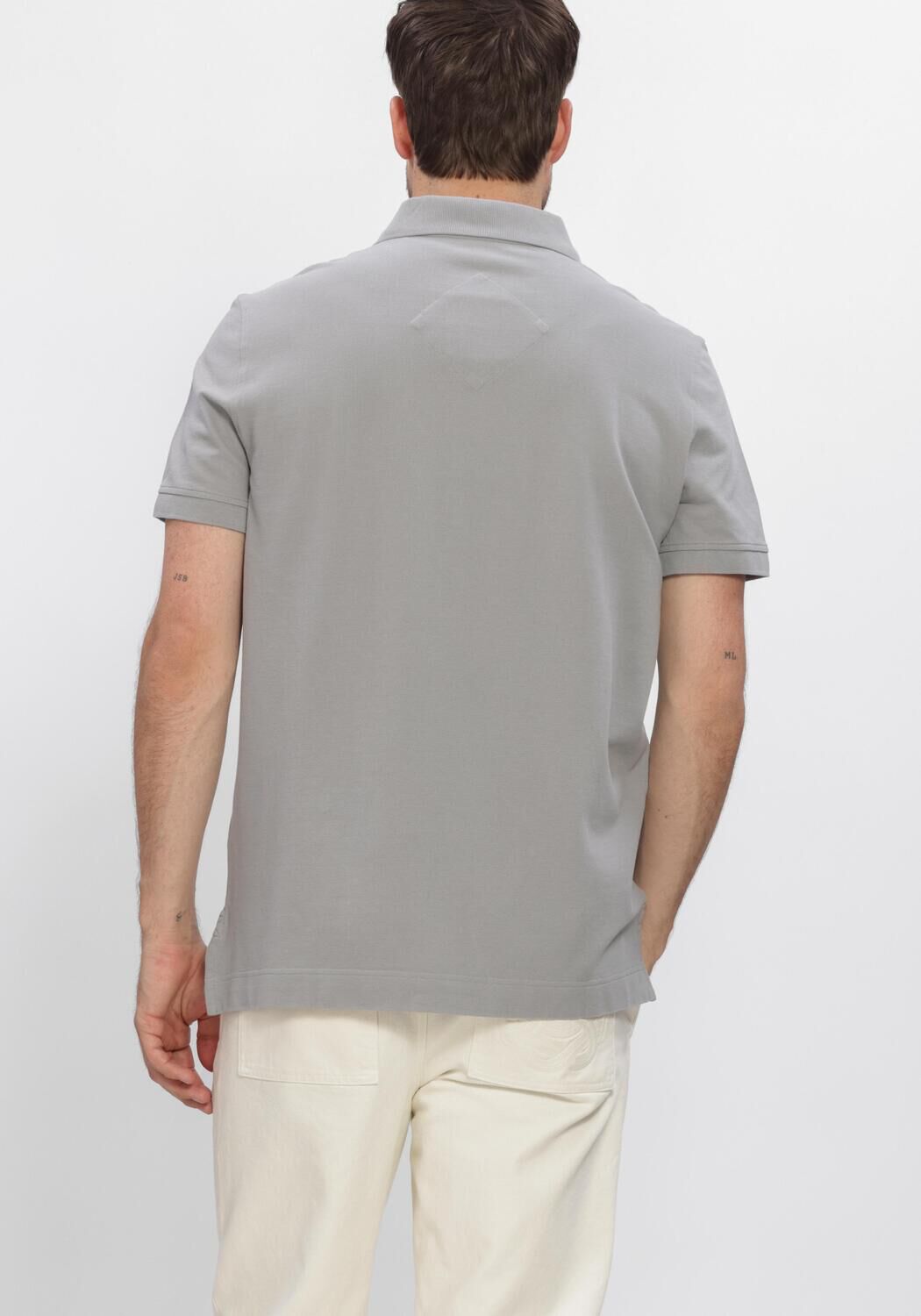 Grijze CANADA GOOSE Polo BECKLEY POLO WITH TONAL DISC - large