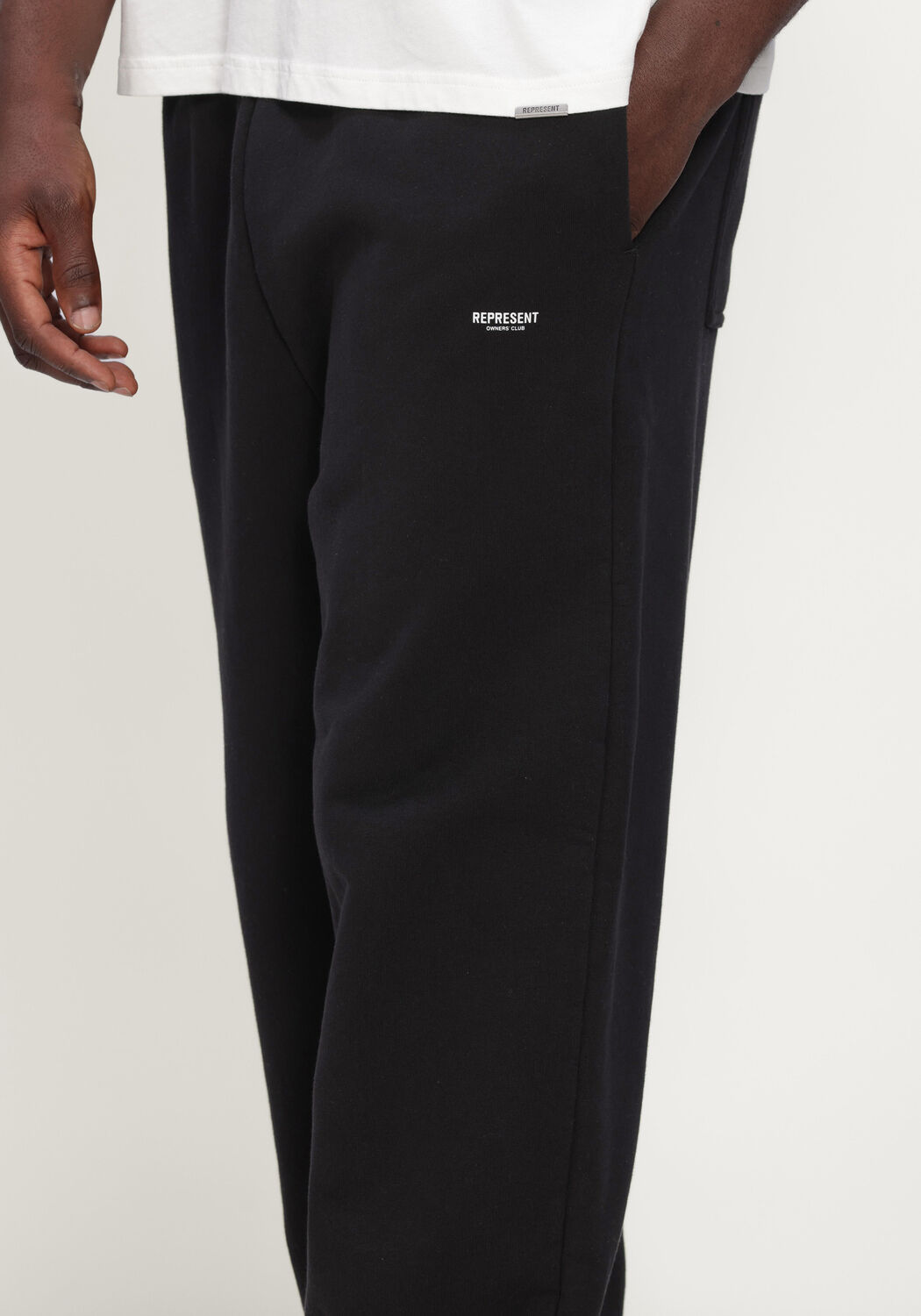 Zwarte REPRESENT Joggingbroek MICRO OWNERS CLUB SWEATPANT - large