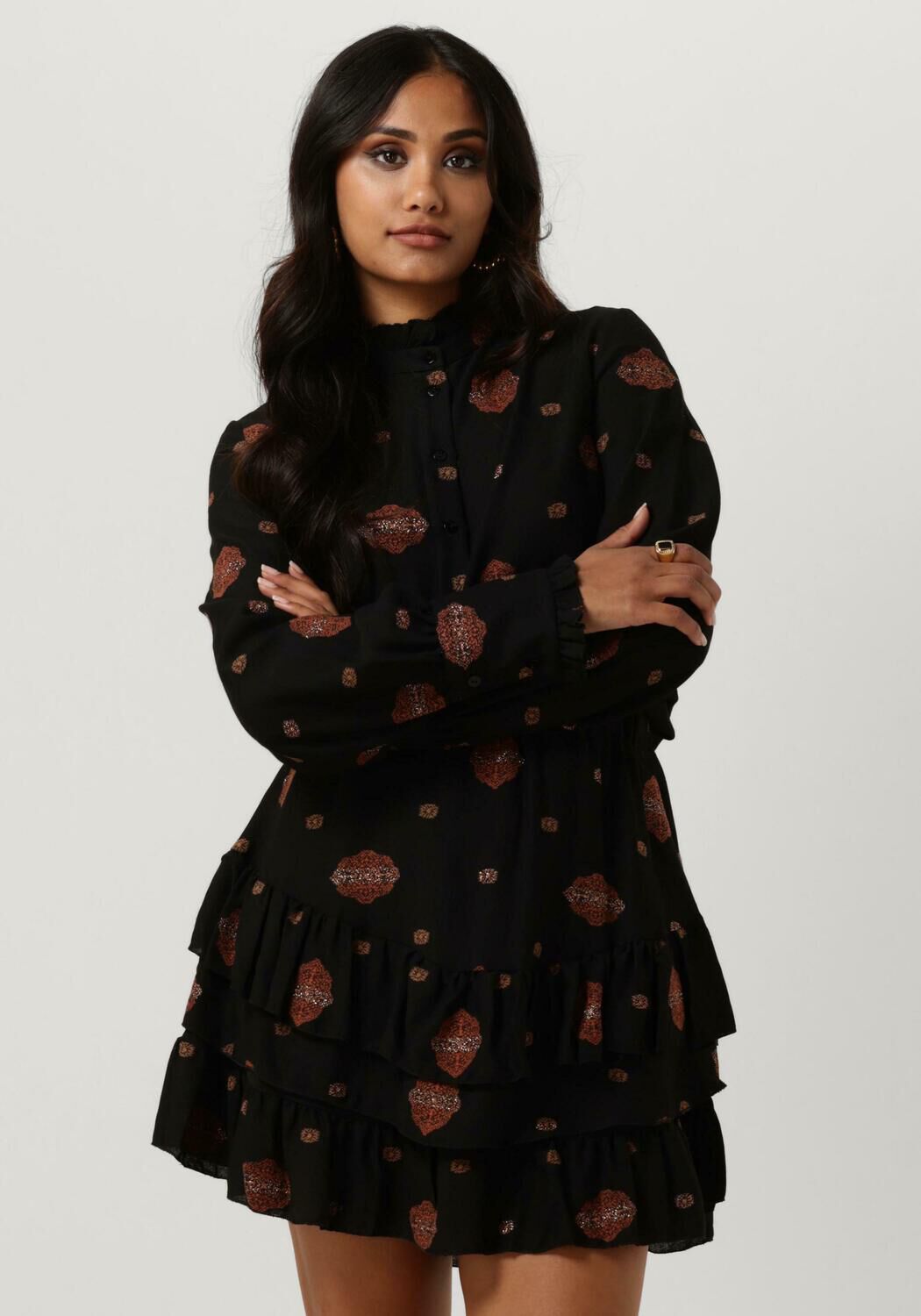 Amaya Amsterdam Blouse Dames Nola, Maat: XL, Kleur: Zwart