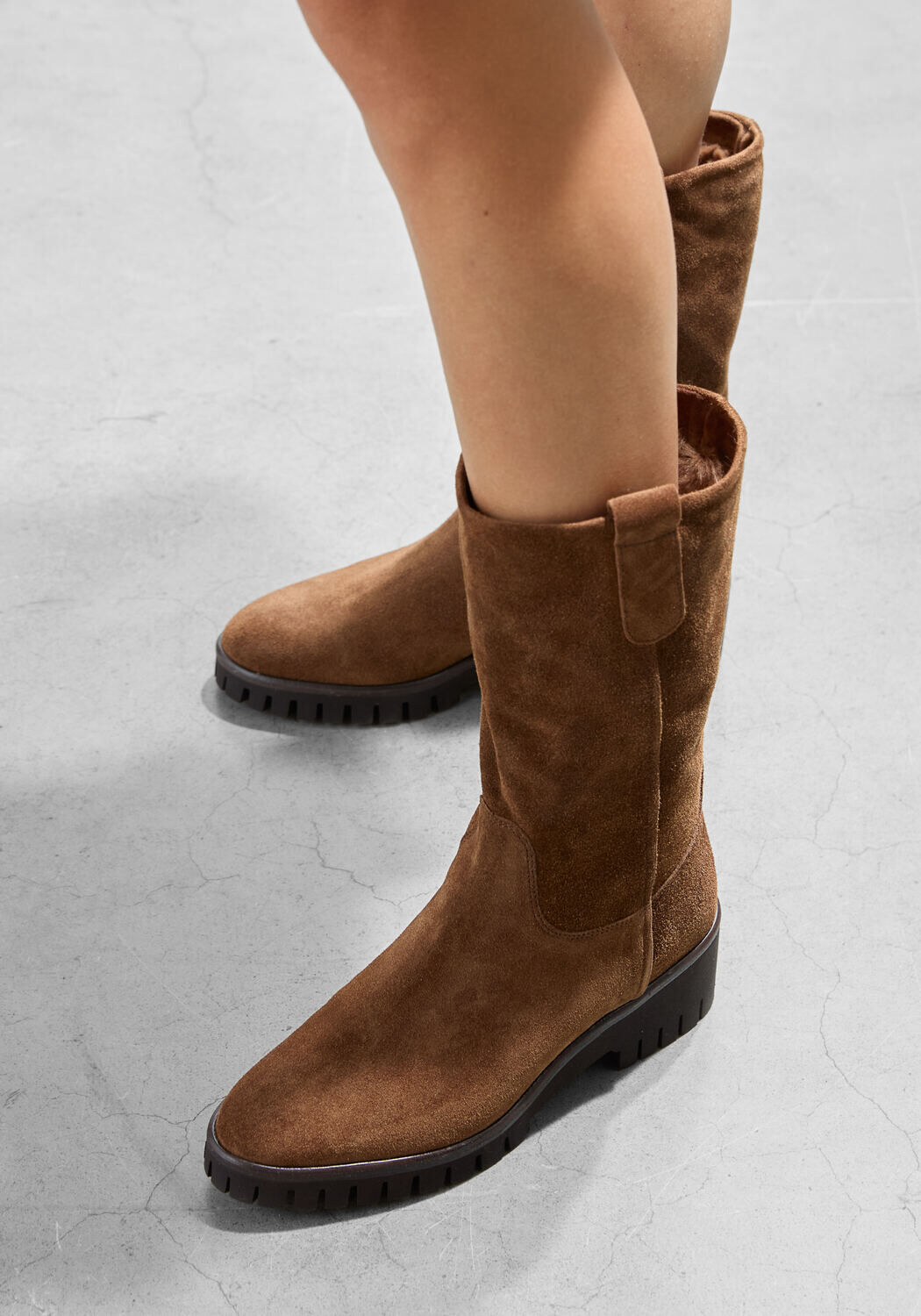 Cognac LAMICA Enkellaarsjes I22 UMBRETTA SUE - large