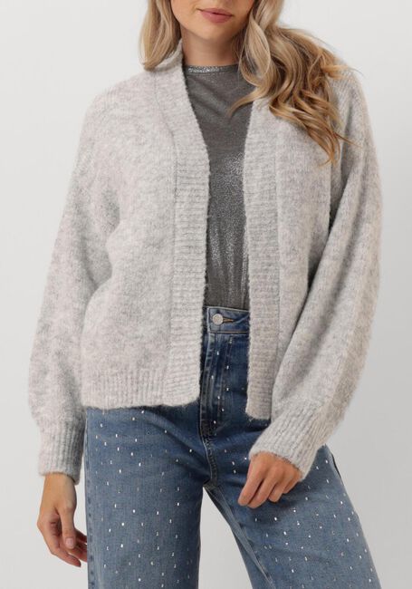 Witte SUMMUM Vest PUFF SLEEVE CARDIGAN COZY MELANGE KNIT - large