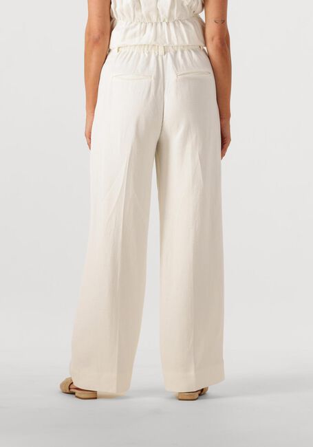 Witte SECOND FEMALE Wijde broek LINO TROUSSERS - large