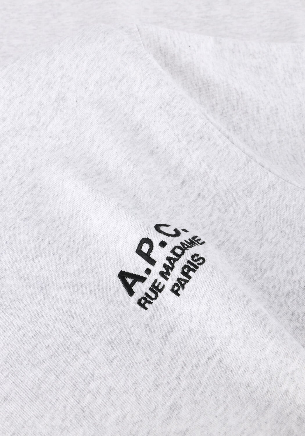 Grijze APC T-shirt T-SHIRT STANDARD RUE MADAME GOTS - large