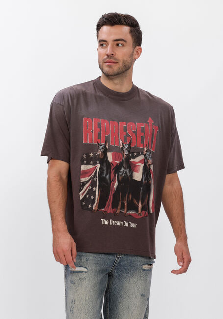 Zwarte REPRESENT T-shirt DREAM ON TOUR T-SHIRT - large