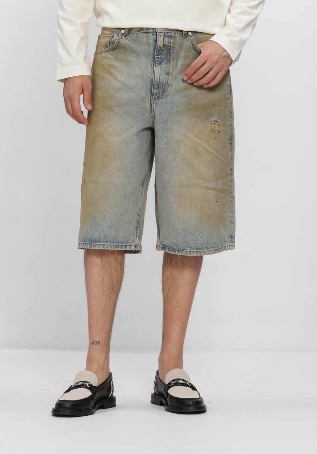 Blauwe FLANEUR Korte broek DENIM SHORTS - large