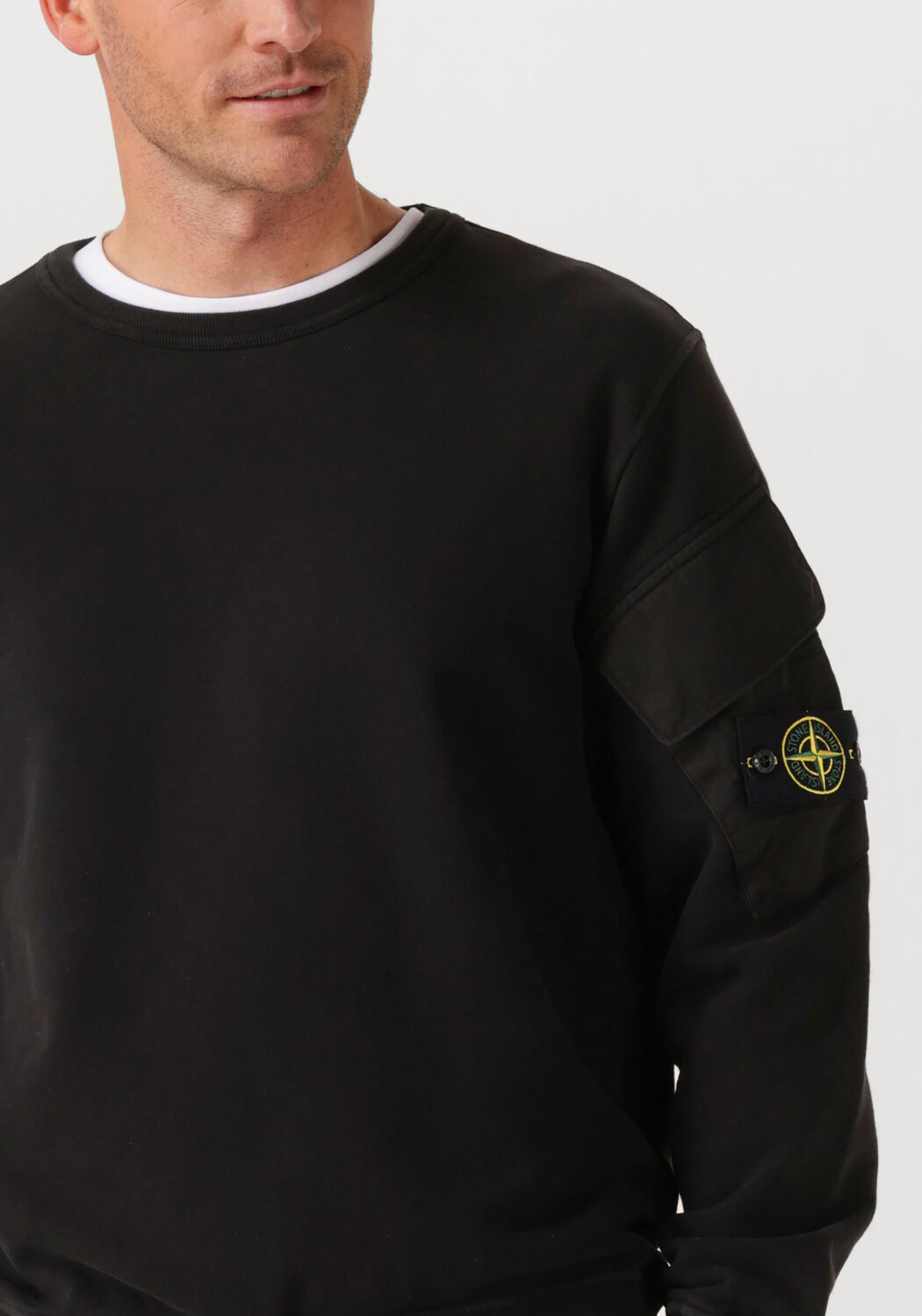 Zwarte STONE ISLAND Trui SWEATSHIRT - large