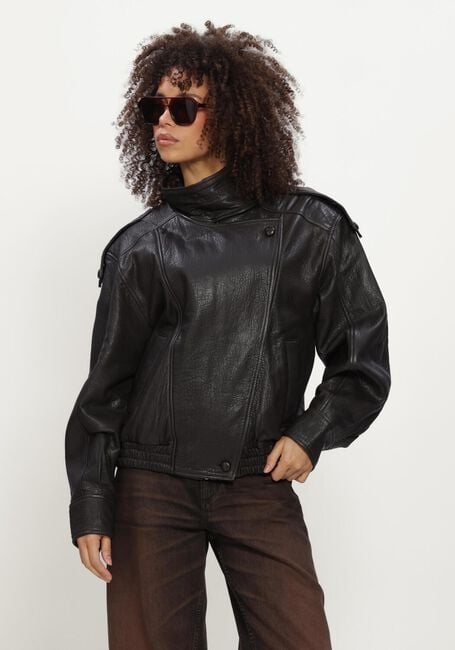 Zwarte IBANA Leren jas JOZINE - large