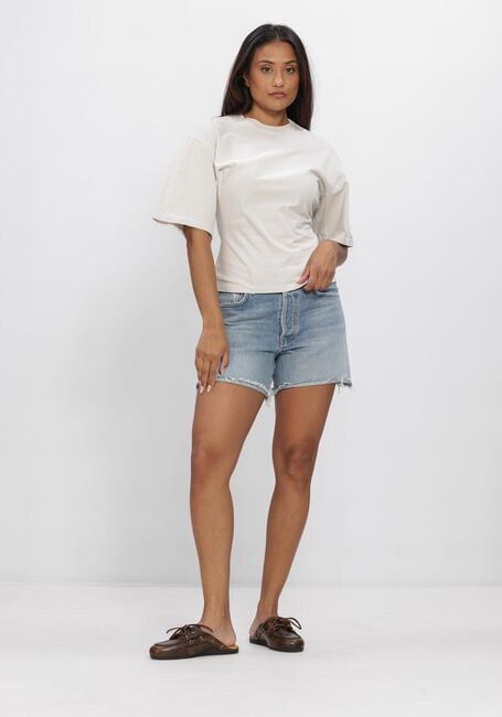 Lichtblauwe AGOLDE Korte broek NYE SHORT - large