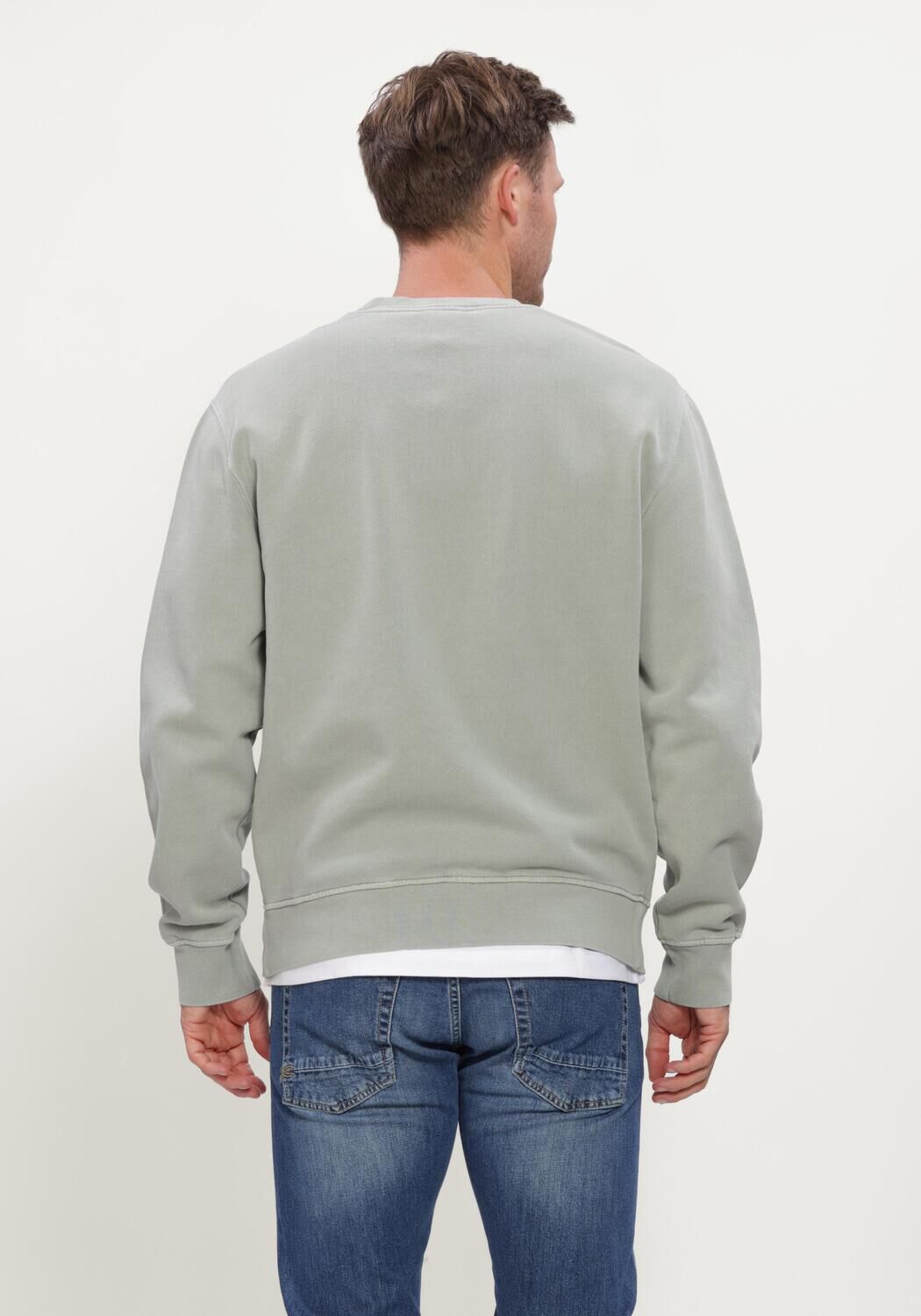 Groene APC Sweater SWEATSHIRT FERNANDO - large