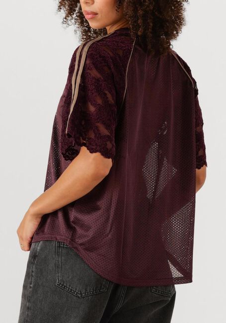 Bordeaux CO'COUTURE Top TREYCC LACE TEE - large