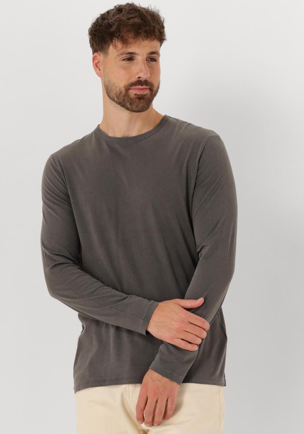 American Vintage T-Shirt Heren Devon, Maat: L, Kleur: Grijs