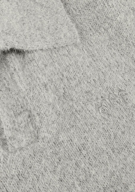 Grijze OLAF HUSSEIN Polo SIGNATURE KNITTED POLO - large