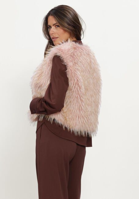 Roze LUISA CERANO Gilet BOHO-WESTE IN FELL-OPTIK - large