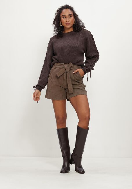 Taupe IBANA Korte broek SINDI SUEDE - large