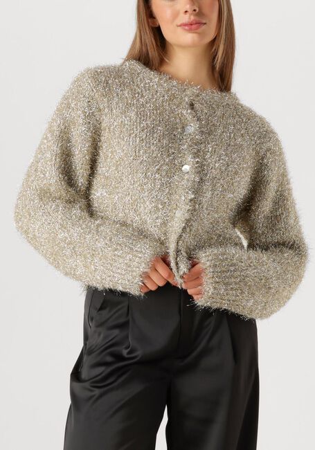 Gouden KNIT-TED Vest LYNN CARDIGAN - large