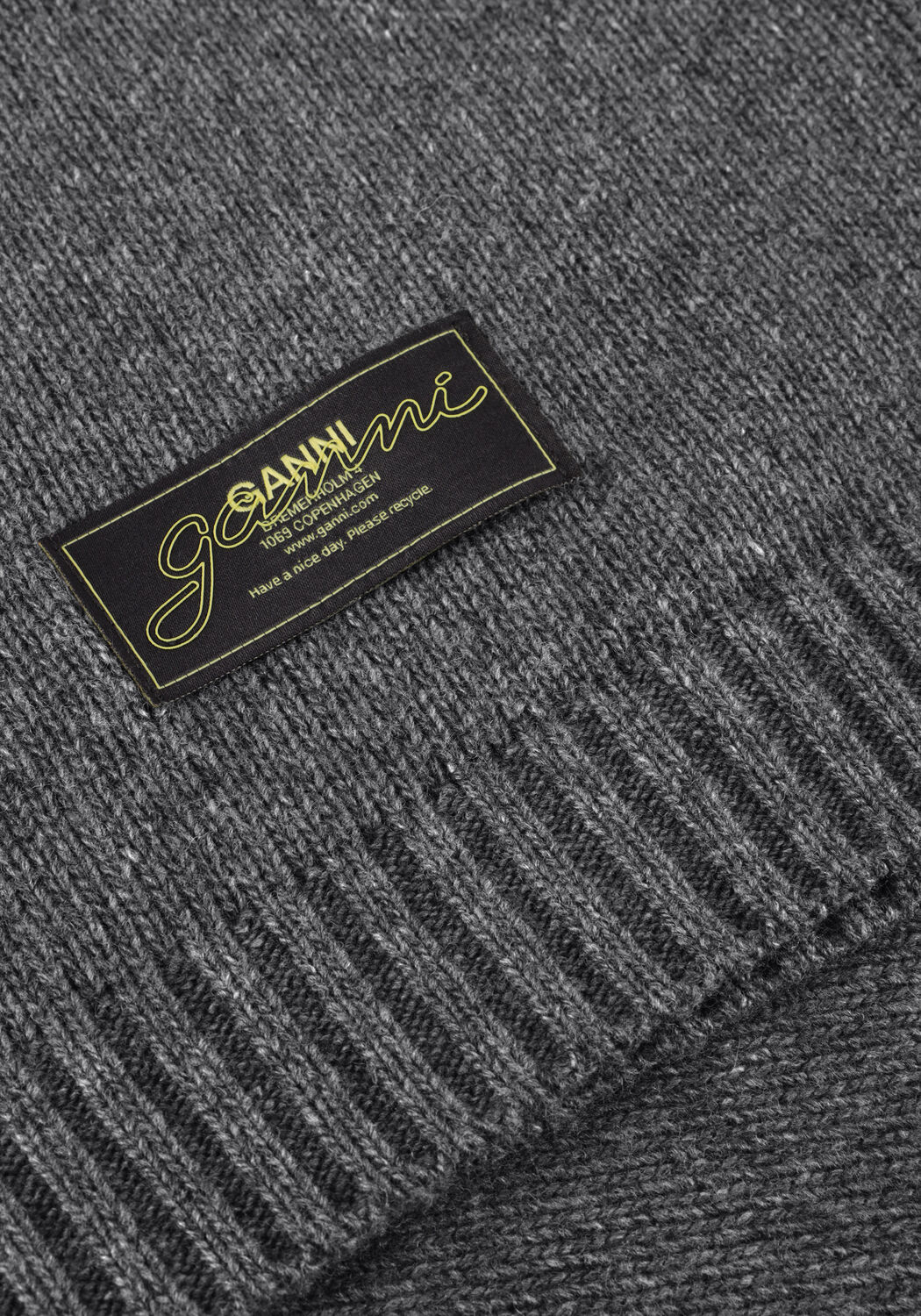 Grijze GANNI Trui K2569 - large