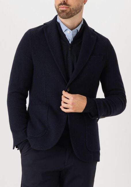Donkerblauwe CIRCOLO Colberts DIAGONAL JACKET - large