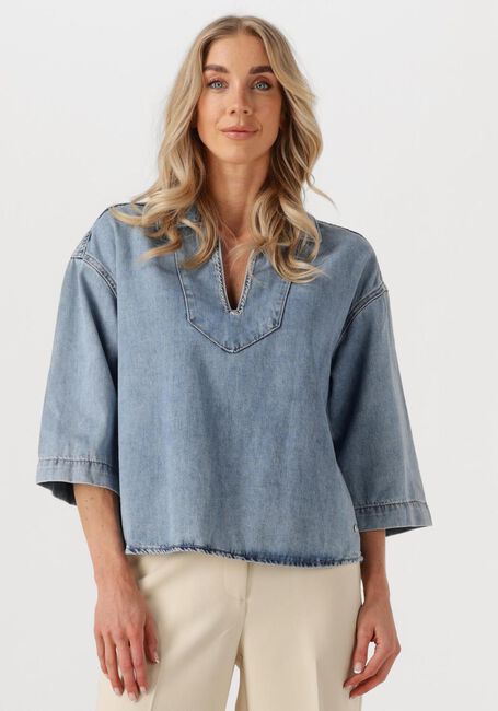 Lichtblauwe MOS MOSH Blouses MERLA - large
