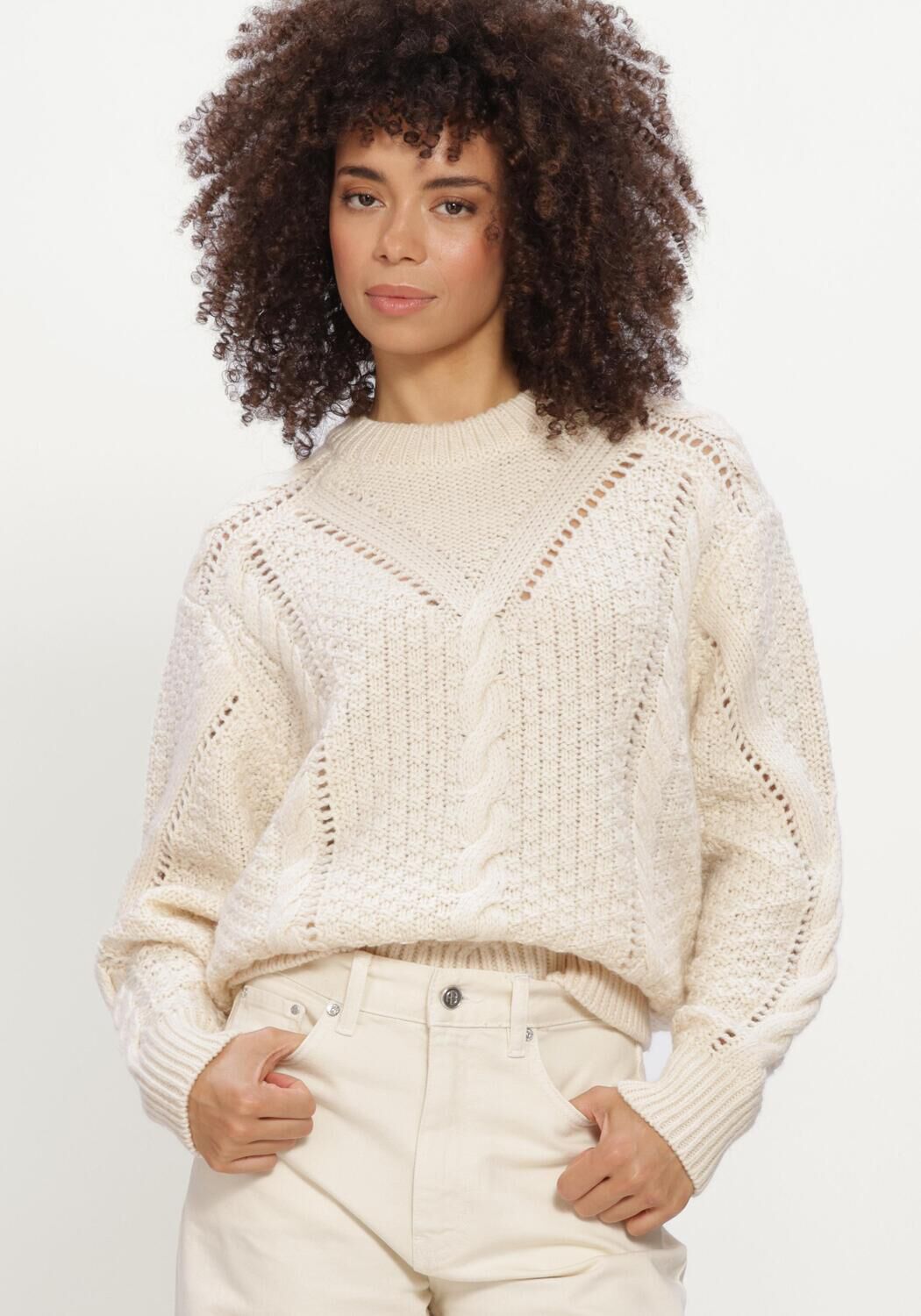 Creme ISABEL MARANT Trui KAROL PULLOVER - large