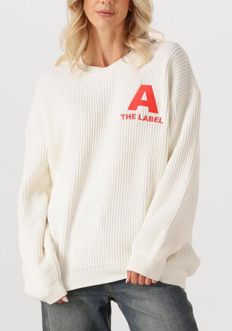 Ecru ALIX THE LABEL Trui LADIES KNITTED BASIC JUMPER - large
