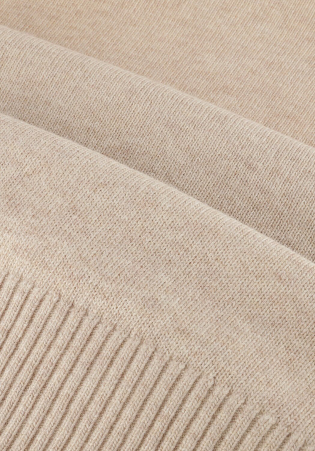 Beige OLAF HUSSEIN Trui ESSENTIAL KNITTED CREWNECK - large