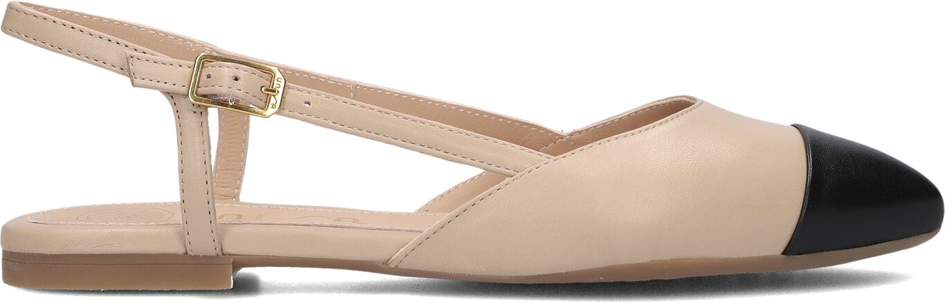 Unisa Slingbacks Dames Asley, Maat: 42, Materiaal: Leer, Kleur: Beige