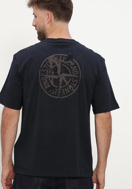 Donkerblauwe STONE ISLAND T-shirt SS T-SHIRT S0E19 - large