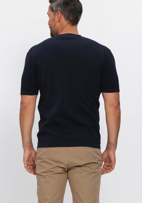Donkerblauwe GENTILUOMO T-shirt ROUND NECK SS - large