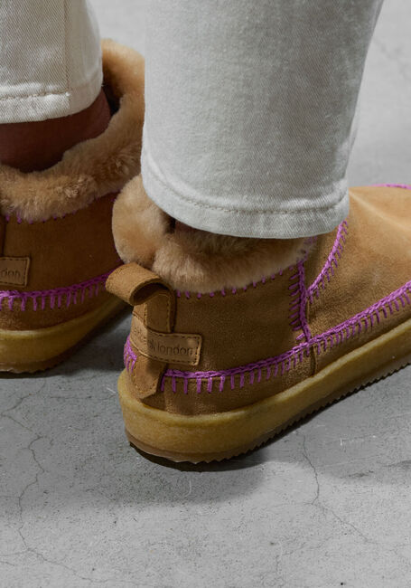 Cognac LAIDBACKLONDON Vachtlaarzen NYUKI LOW CROCHET Cognac LAIDBACKLONDON Vachtlaarzen NYUKI LOW CROCHET - large