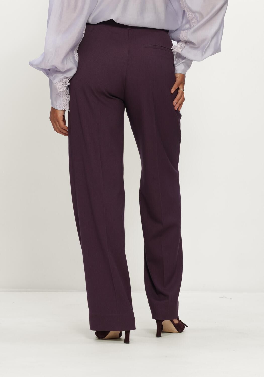 Bordeaux COPENHAGEN MUSE Pantalon CMTAILOR-PANTS - large