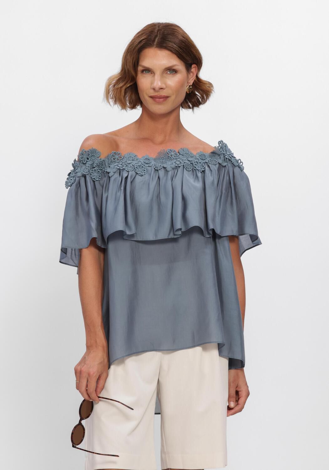 Blauwe COPENHAGEN MUSE Blouses CMMOLLY-BLOUSE - large