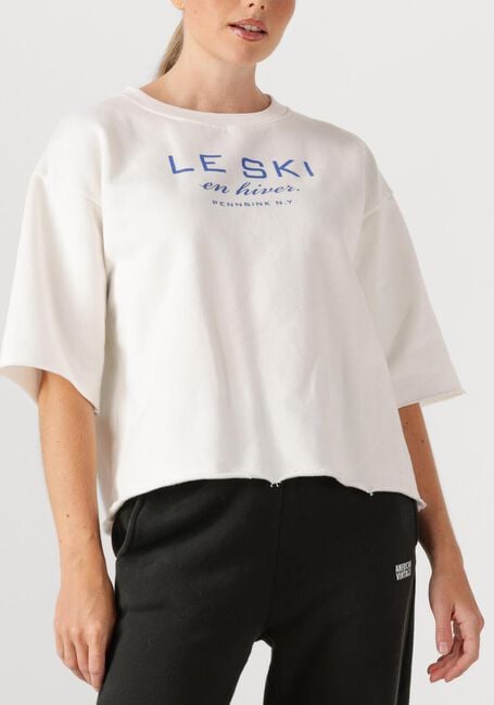 Witte PENN & INK T-shirt SWEATER W25F1702 - large