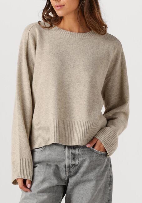 Beige CLOSED Trui CREW NECK WIDE SLEEVE - large