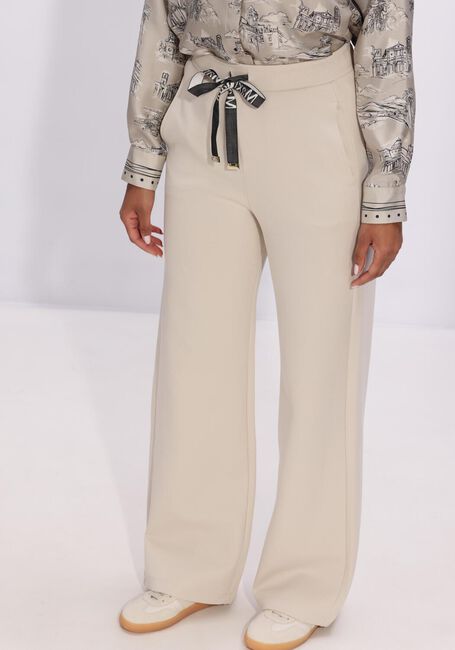 Ecru MAX MARA Wijde broek BALI - large
