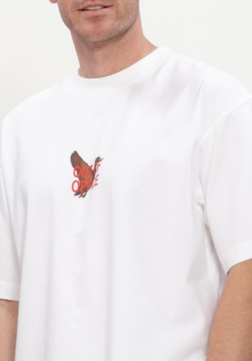 Witte POCKIES T-shirt OOO TEE - large