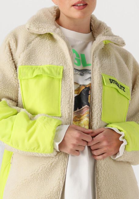 Ecru STIEGLITZ Teddy jas DEVANTE TEDDY JACKET - large
