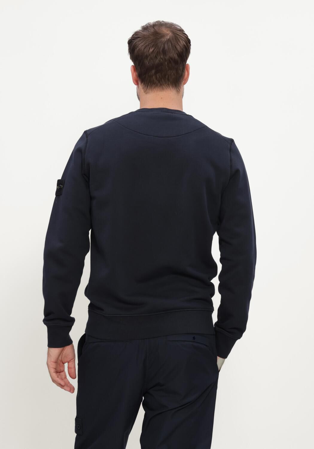 Donkerblauwe STONE ISLAND Sweater SWEATSHIRT S0051 - large