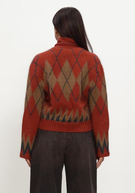 Bordeaux DOROTHEE SCHUMACHER Vest ARGYLE STATEMENTS - large