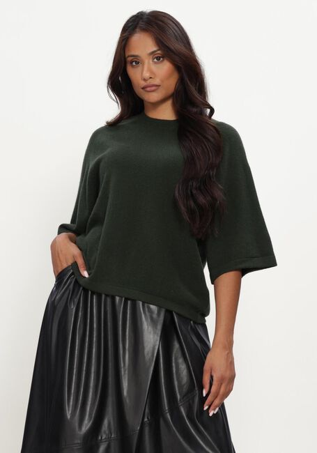 Donkergroene ABSOLUT CASHMERE T-shirt LEANA - large