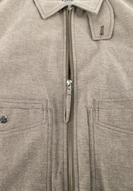Taupe CLOSED Jack ZIPPED JACKET - large