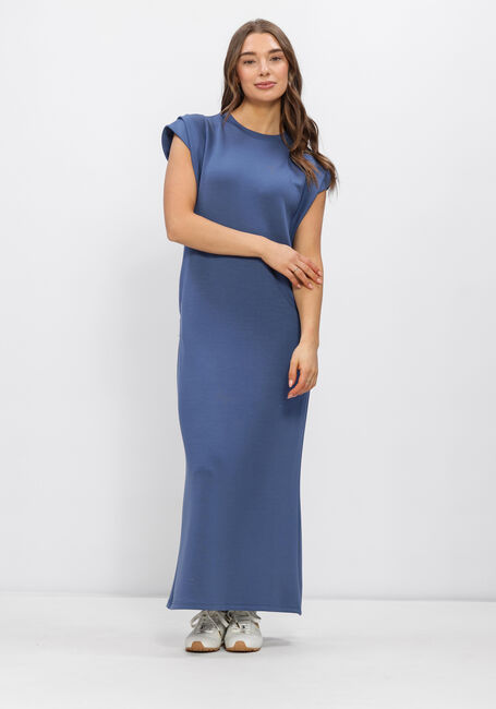 Blauwe AIMEE THE LABEL Maxi jurk SILVANA - large
