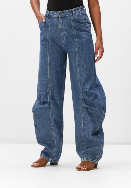 Donkerblauwe ROTATE Broeken DENIM CARGO PANTS - large