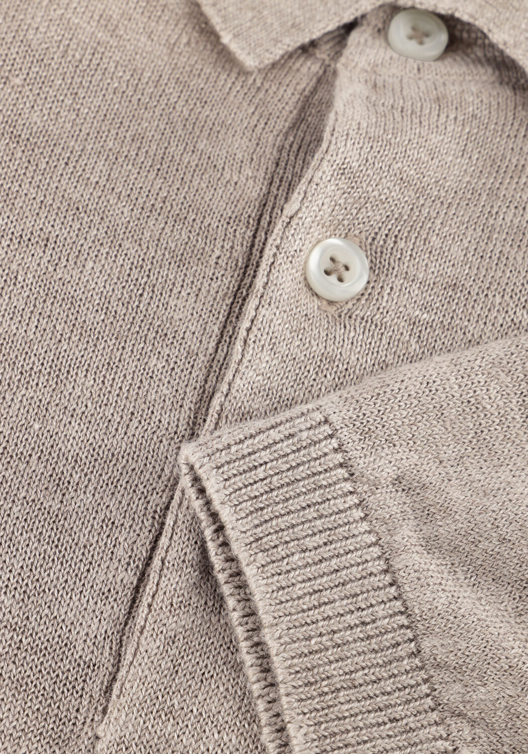 Beige GENTILUOMO Polo POLO 3 BUTTINS - large