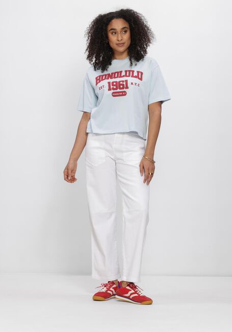 Witte PENN & INK Wijde broek TROUSERS - large