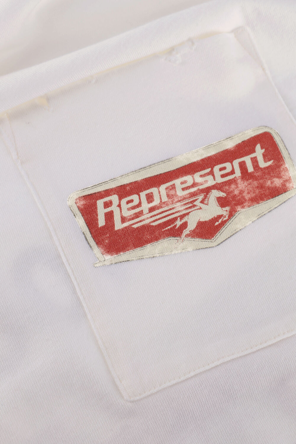 Witte REPRESENT T-shirt NOTHING FASTER T-SHIRT - large