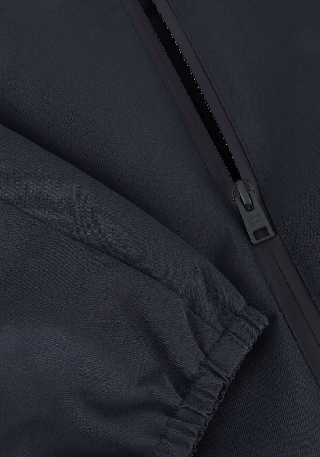 Donkerblauwe WOOLRICH Regenjas SAILING 2 LAYERS BOMBER - large