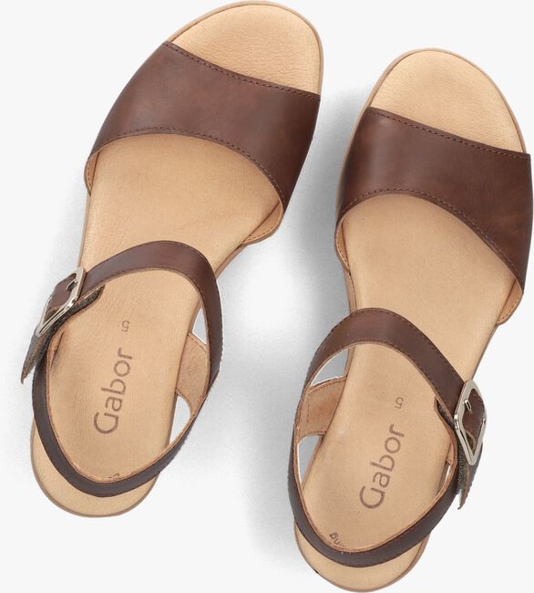 Bruine GABOR Sandalen met hak 651 Bruine GABOR Sandalen met hak 651 - large