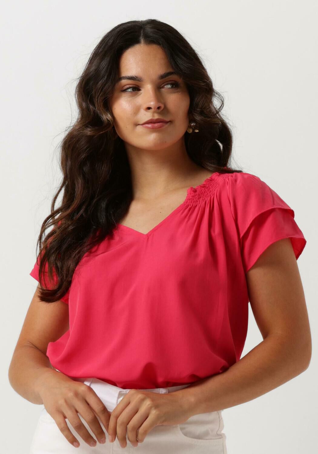 Co'Couture Top Dames Sunrise Top, Maat: M, Kleur: Roze