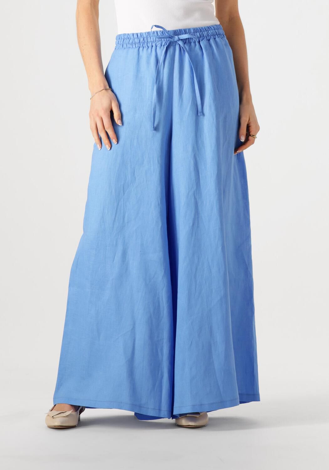 Greek Archaic Kori Wijde Broek Dames 110131, Maat: XS, Kleur: Blauw afbeelding 1