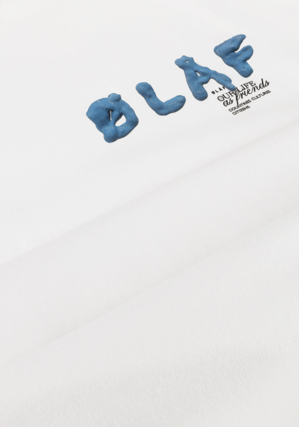 Witte OLAF HUSSEIN T-shirt PAINT OLAF TEE - large